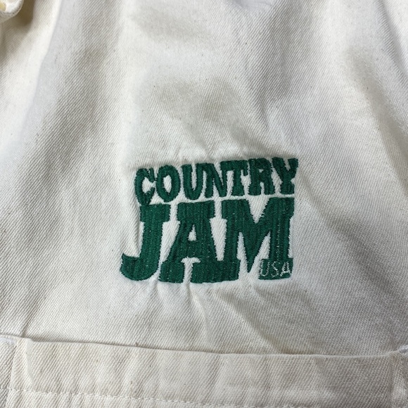 MVintage Country Jam Structure Jeans Wear Button Up Long Sleeve Shirt Large - Picture 5 of 8